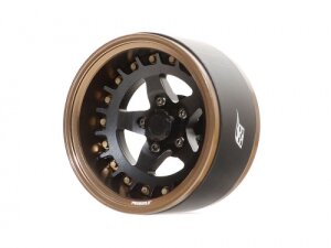 Boom Racing BRPB019BZMBK ProBuild 1.9" SS5 Adjustable Offset Aluminium Beadlock Felgen (2) Bronze/Mattschwarz