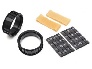 Boom Racing BRW780935 ProBuild 1.9" Messing-Zentrierring mit Bleigewicht-Set (2)