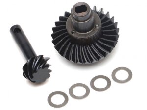 Boom Racing BR955029 Heavy Duty Kegelstirnradgetriebe 27/8T + Differentialsperre für BRX70/BRX80/BRX90 PHAT & AR44/45/Capra Achsen für Axial SCX10 II