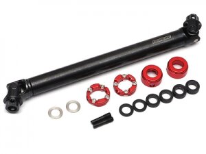 Boom Racing BRBD955003A BADASS Heavy Duty Steel Center Drive Shaft 128-156mm (Pin to Pin) 1Pc Recon G6 Certified