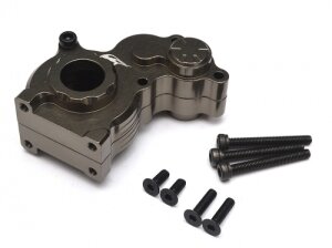 Boom Racing BR233005GM Aluminium Center Gearbox - 1 Stück Gun Metal RECON G6 The Fix zertifiziert für Axial SCX10