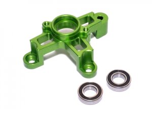 Boom Racing 5B027G 5B/5T Aluminium Kupplungsglockenträger Grün für HPI Baja 5B RTR/5B SS/5T