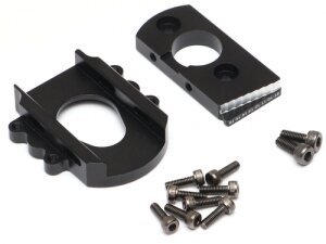 Boom Racing BRLC7027 Aluminium-Getriebeadapter mit Motorhalterung für BRX01