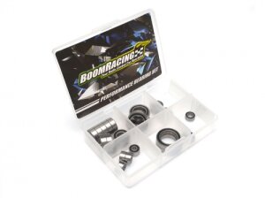 Boom Racing AB44BBZ Hochleistungs-Kugellager-Satz mit Gummidichtung (26 Stück) für Team Associated SC10 4x4
