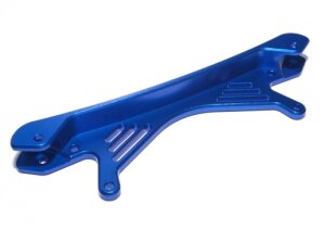 Boom Racing 5B022B 5B/5T Aluminium Stoßdämpferstrebe hinten Blau für HPI Baja 5B RTR/5B SS/5T