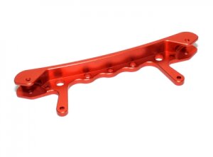Boom Racing 5B022OR 5B/5T Aluminium Stoßdämpferstrebe hinten Orange für HPI Baja 5B RTR/5B SS/5T