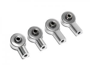 Boom Racing 5B036S Baja 5B/5T Metallkugelkopf Silber für HPI Baja 5B RTR/5B SS/5T