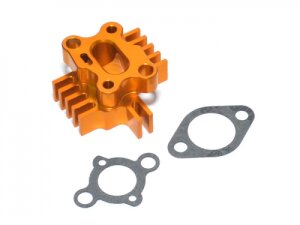 Boom Racing 5B049GD Baja 5B/5T Kühlkörper Ansaugkrümmer Gold für HPI Baja 5B RTR/5B SS/5T