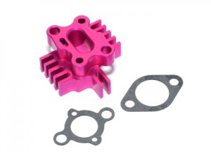 Boom Racing 5B049PK Baja 5B/5T Kühlkörper Ansaugkrümmer Pink für HPI Baja 5B RTR/5B SS/5T