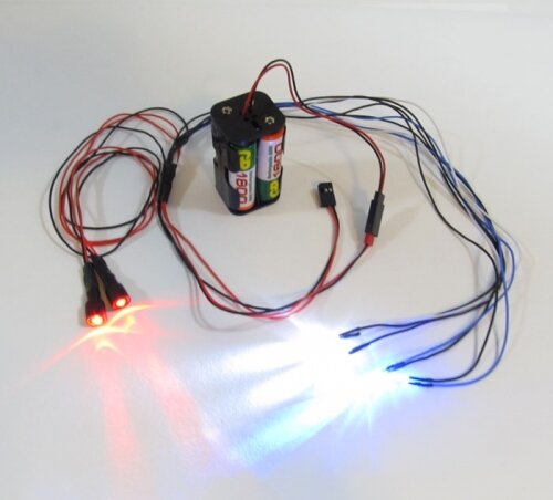 Boom Racing LB0007 Superhelle blinkende LED Licht RC Scheinwerfer und,  15,65 €