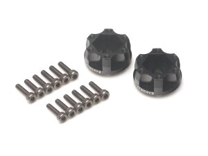 Boom Racing BRXT604V2 ProBuild XT604 V2 6-Lug Aluminum 12mm Radnabenadapter 4MM Offset Version 2 (2) Schwarz