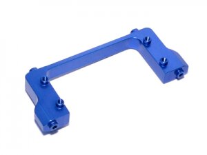 Boom Racing 5B046B Baja 5B/5T Servohalterung blau für HPI Baja 5B RTR/5B SS/5T