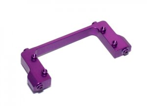 Boom Racing 5B046P Baja 5B/5T Servohalterung Lila für HPI Baja 5B RTR/5B SS/5T