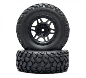 Boom Racing BRK654032BK 1/10 Kurzstreckenrad +Reifensatz (1 Paar) F Schwarz