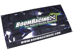 Boom Racing BRBANNERSN Boom Racing Nylon Banner 120cm x 60cm