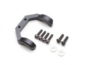 Boom Racing BR955030 AR44 Servo Adapter für PYTHON BLACK Servo für Axial SCX10 II