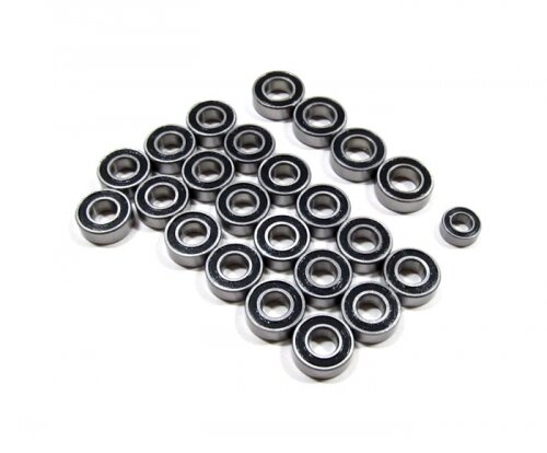 Boom Racing TRU1838BBZ high performance ball bearing set with rubber seal (24 pieces) for Tamiya 1/14 Truck (1838LS)