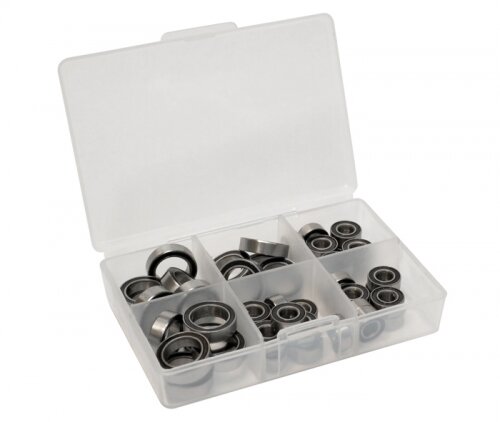 Boom Racing TDTBBZ Heavy Duty Full Ball Bearing Set with Rubber Seal (18 pieces) - for Thunder Tiger ER-4 G3