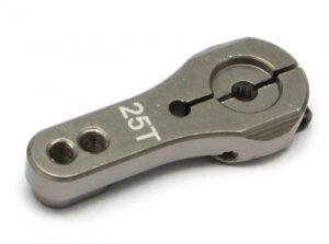 Boom Racing BRVKH7025TGM Aluminium Servo Horn (25T) für Futaba Savox Gun Metal