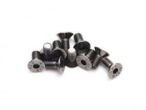 Boom Racing BRASFH3006 M3x6mm Senkkopfschrauben 12.9 Grade vernickelt Schrauben (10)