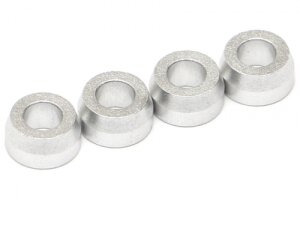 Boom Racing BRLC7041 3x6x3 mm Tapper-Abstandhalter (4) für BRX01