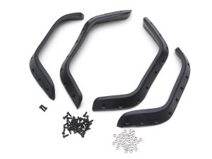 Team Raffee TRC/320355A Fender verbreden voor en achter voor Comanche 1/10 pick-up vrachtwagen harde plastic body