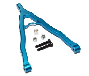 Team Raffee TRC/SCX12B Oberer Y-Arm aus Aluminium - 1 Stück blau für Axial SCX10