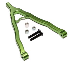 Team Raffee TRC/SCX12G Oberer Y-Arm aus Aluminium - 1 Stück, grün für Axial SCX10
