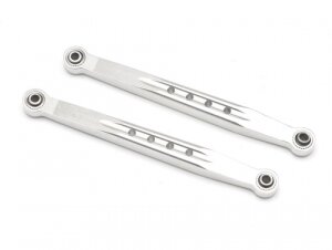 Team Raffee TRC/1086003FS Aluminium Oberlenker vorne (2) Silber für Tamiya CC02