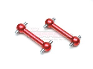 Team Raffee TRC/TT02-012R Aluminium Chassis Hundeknochen (2) Rot für Tamiya TT-02