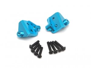 Team Raffee TRC/1086001B Aluminium Fahrwerkslenkerhalterung Blau für Tamiya CC02