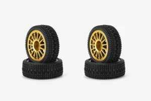 Carisma 16432 GT24 - Subaru WRC Wheel - Tire - Set 4Pcs