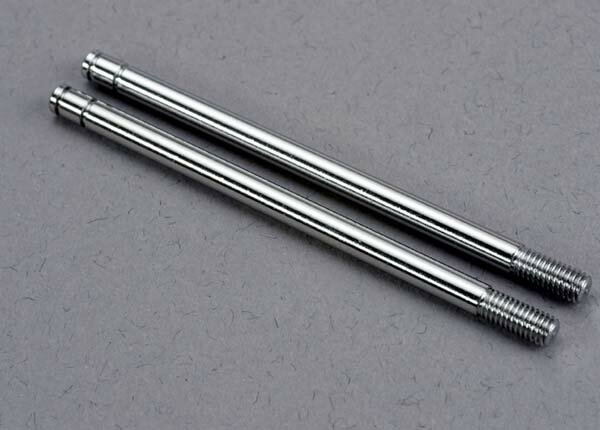 Traxxas TRX2656 Shock absorber shaft s, steel, chrome finish (xx-long) (2 pieces)