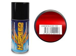 HSPEED HSPS030 Lexan Spray rood metallic / rood 150ml