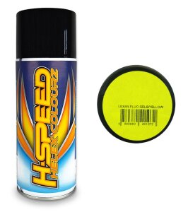 HSPEED HSPS104 Lexan Spray Fluo geel / geel 400ml