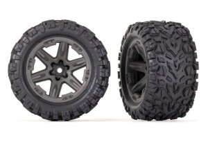Traxxas TRX6763 Talon EXT tire on rim 2.8 grey (2)