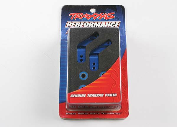 Traxxas TRX3652A Support de roue en aluminium bleu Rustler, Slash-Stampede 2WD, Skully