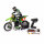 Losi LOS06002 1/4 Promoto-MX Motorrad RTR mit Akku und Ladegerät, Pro Circuit