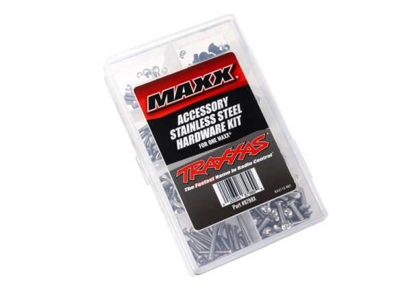 Traxxas TRX8798X Kit matériel acier inoxydable MAXX cpl.