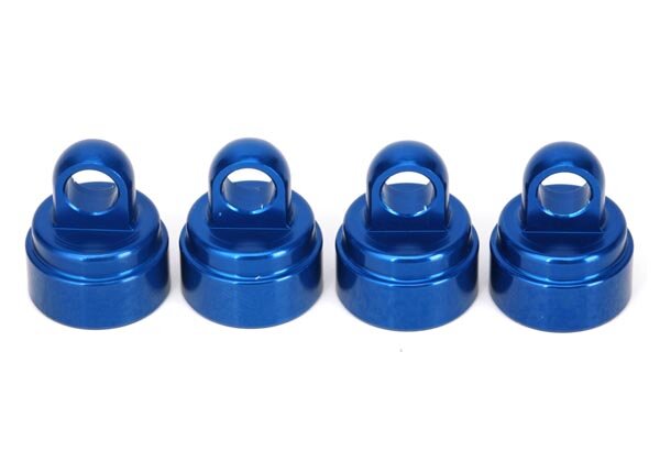 Traxxas TRX3767A Ultra alloy shock caps blue (4)