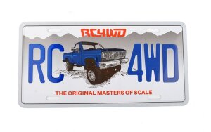RC4WD Z-L0072 K10 Plaque de licence