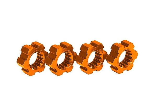 Traxxas TRX7756-ORNG Radmitnehmer Aluminium orange (4)
