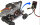 FuriTek FUR-2412 FX118 Wagon RTR Brushless 1/18 RC Crawler bleu avec flammes