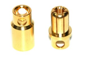 Rockamp RA60108 Rockamp Goldkontakt Stecker 8mm