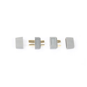 Rockamp RA60122 T-Stecker und Buchse (1 Paar) mit Kabelzugentlastung