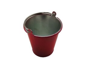 HSPEED HSPY014 Metallkübel rot klein 1:10