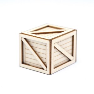 HSPEED HSPY044 Holzkiste klein 32x38x29mm