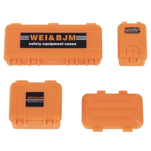 HSPEED HSPY054 Werkzeug- und Transportkisten Set orange (4teilig)