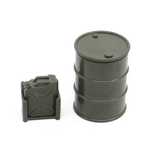 HSPEED HSPY060 Set Ölfass 42mm und Kanister 24mm Kunststoff grün