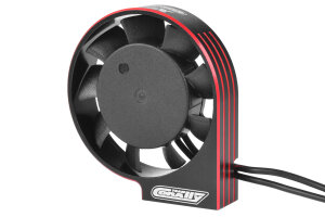 Team Corally C-53116-1 Ultra High Speed Cooling Fan XF-40 w/BEC connector - 40mm - Black - Red